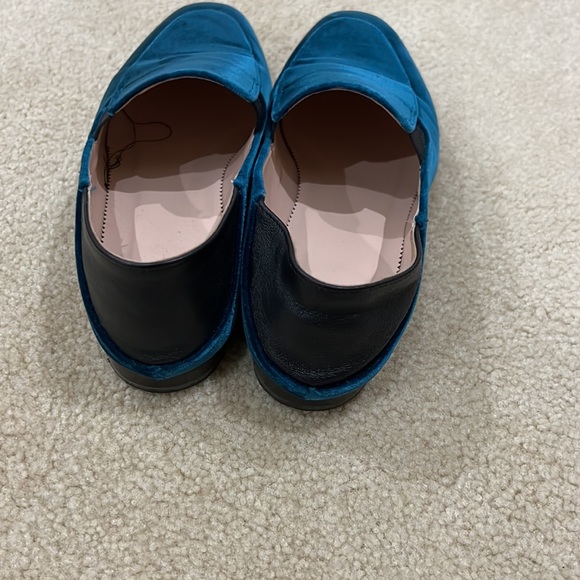 J.CREW Teal Convertible Smoking Slipper. Size 7 - Picture 5 of 9